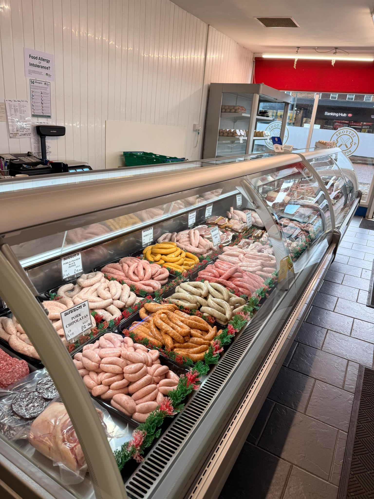 Inside Suttons Butchers
