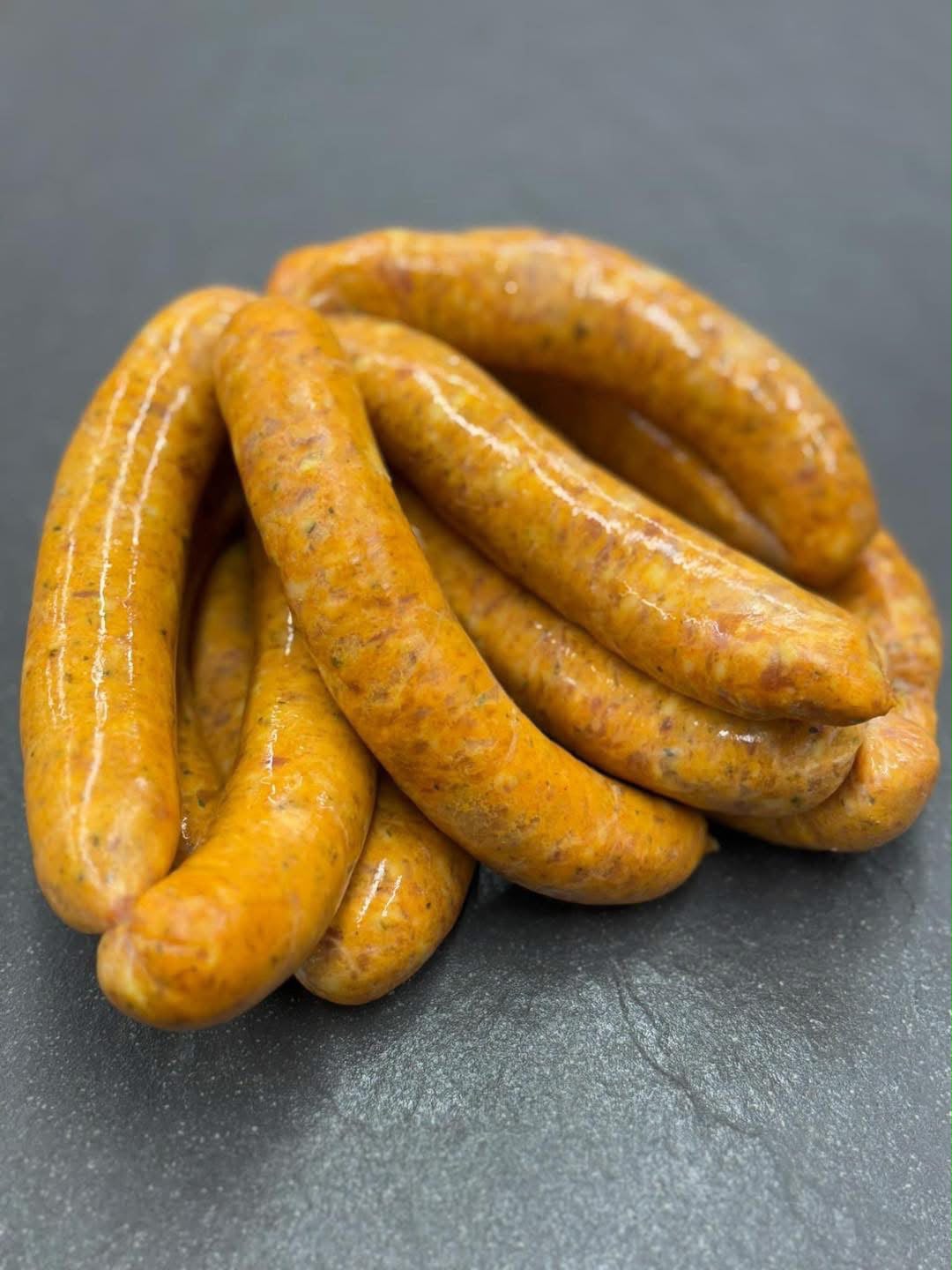 Flavoured sausages